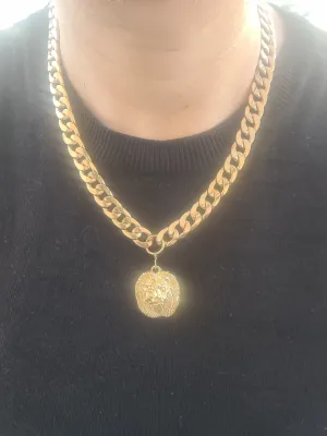 Lion Coin Necklace