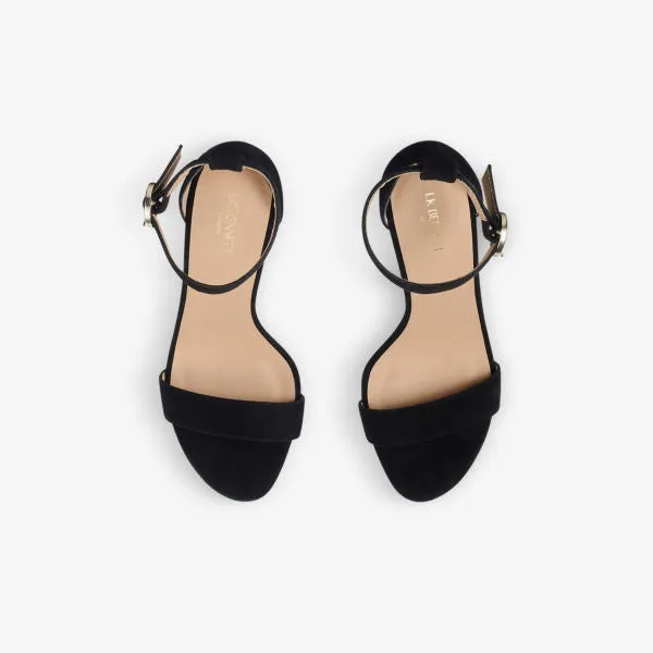 Lk Bennett Ivy Heeled Open Toe Sandals, Black