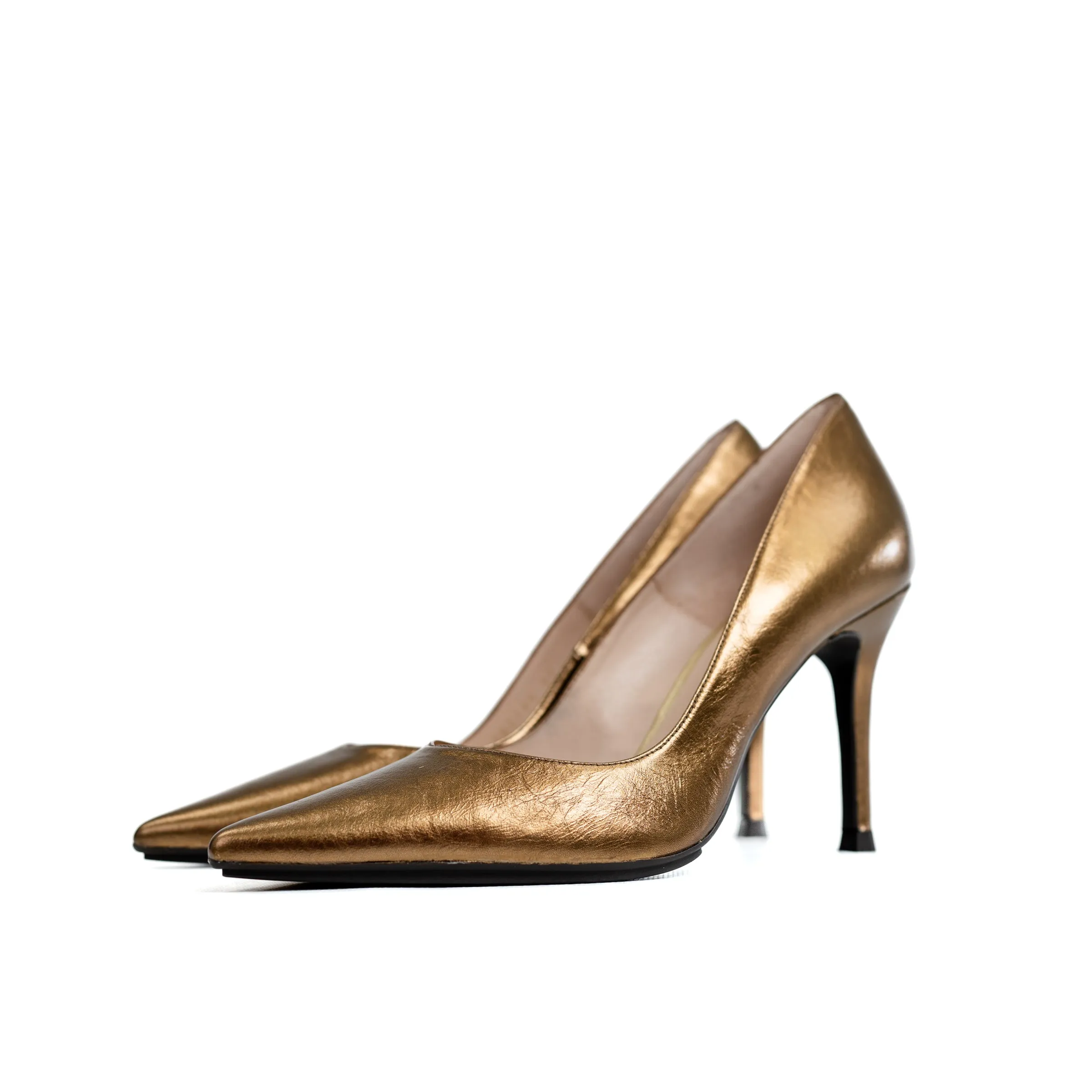 LODI Bronze Leather Court Shoe