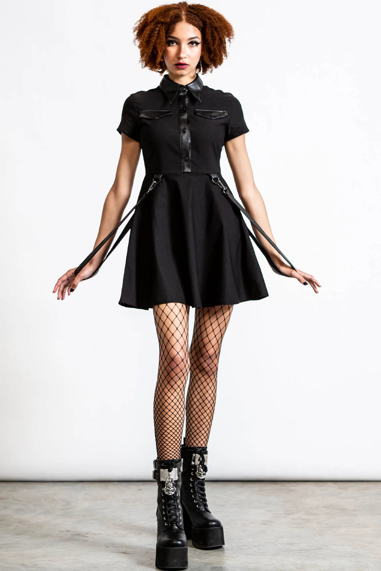 Menace Collar Dress [B]