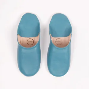 Men's Medium Blue Grey Babouche Slippers