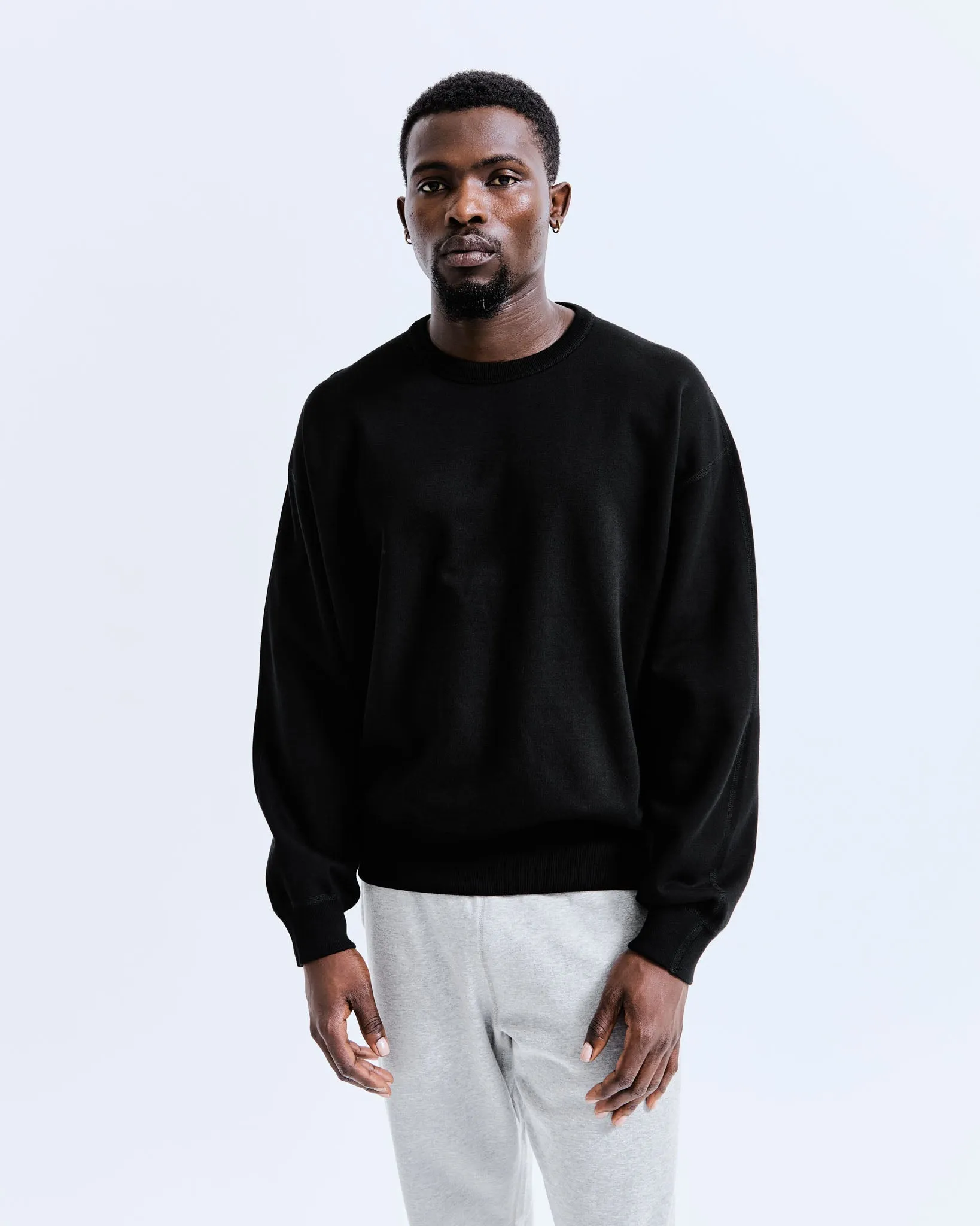 Midweight Terry Relaxed Crewneck