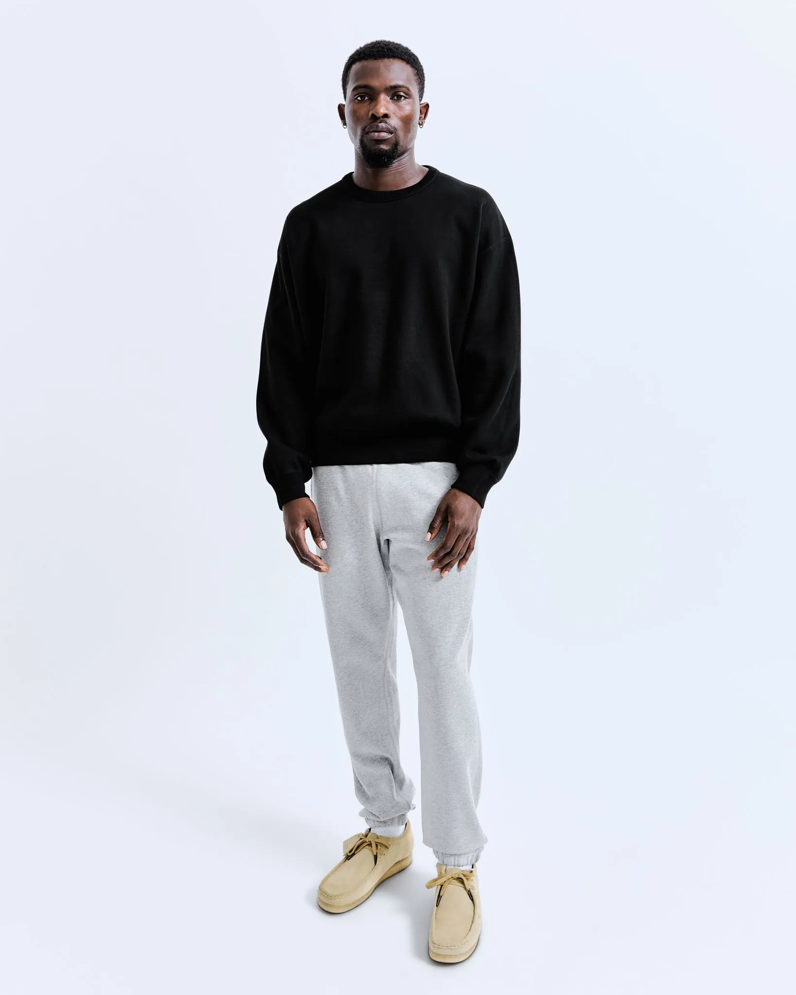 Midweight Terry Relaxed Crewneck