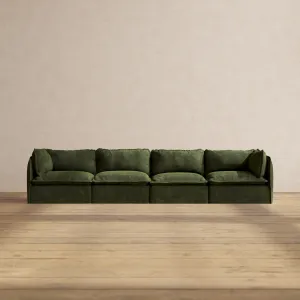 Modular Performance 4-Seater in Olive | Relaxed Blend