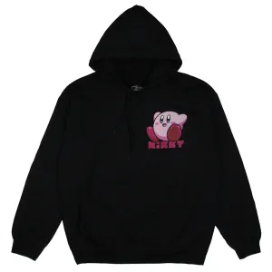 Nintendo Men's Kirby Pink Puff Repeat Gamer Pullover Hoodie