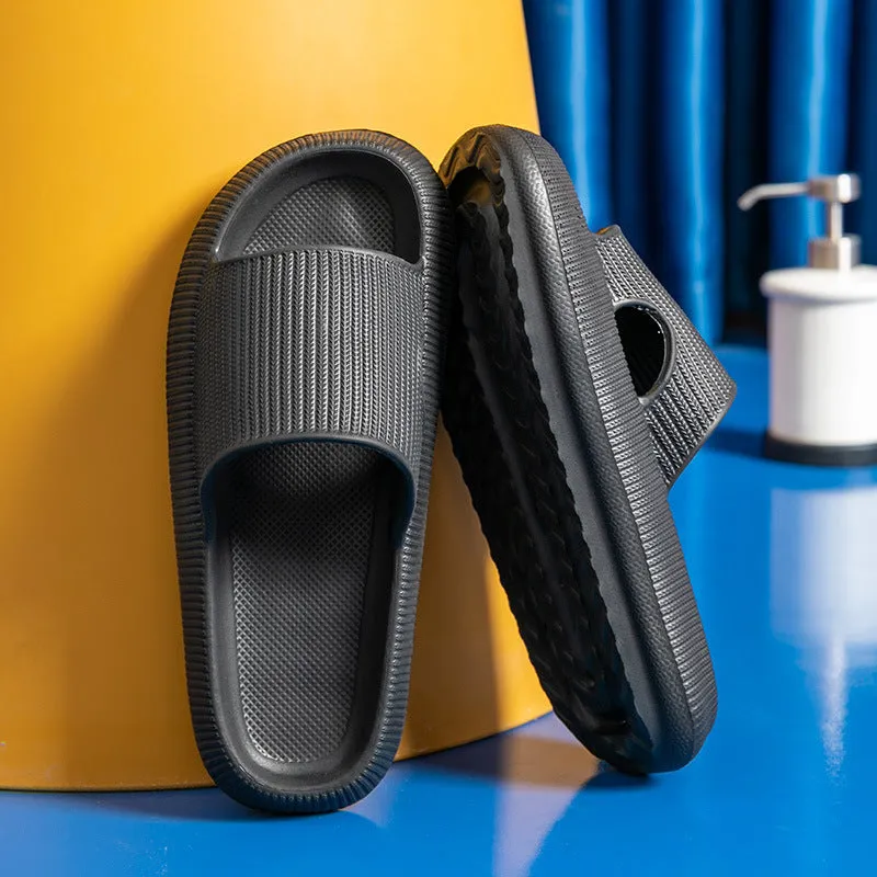 Non-slip Slippers with a Thick Sole