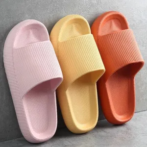 Non-slip Thick and Comfy Sole Indoor Platform Slippers