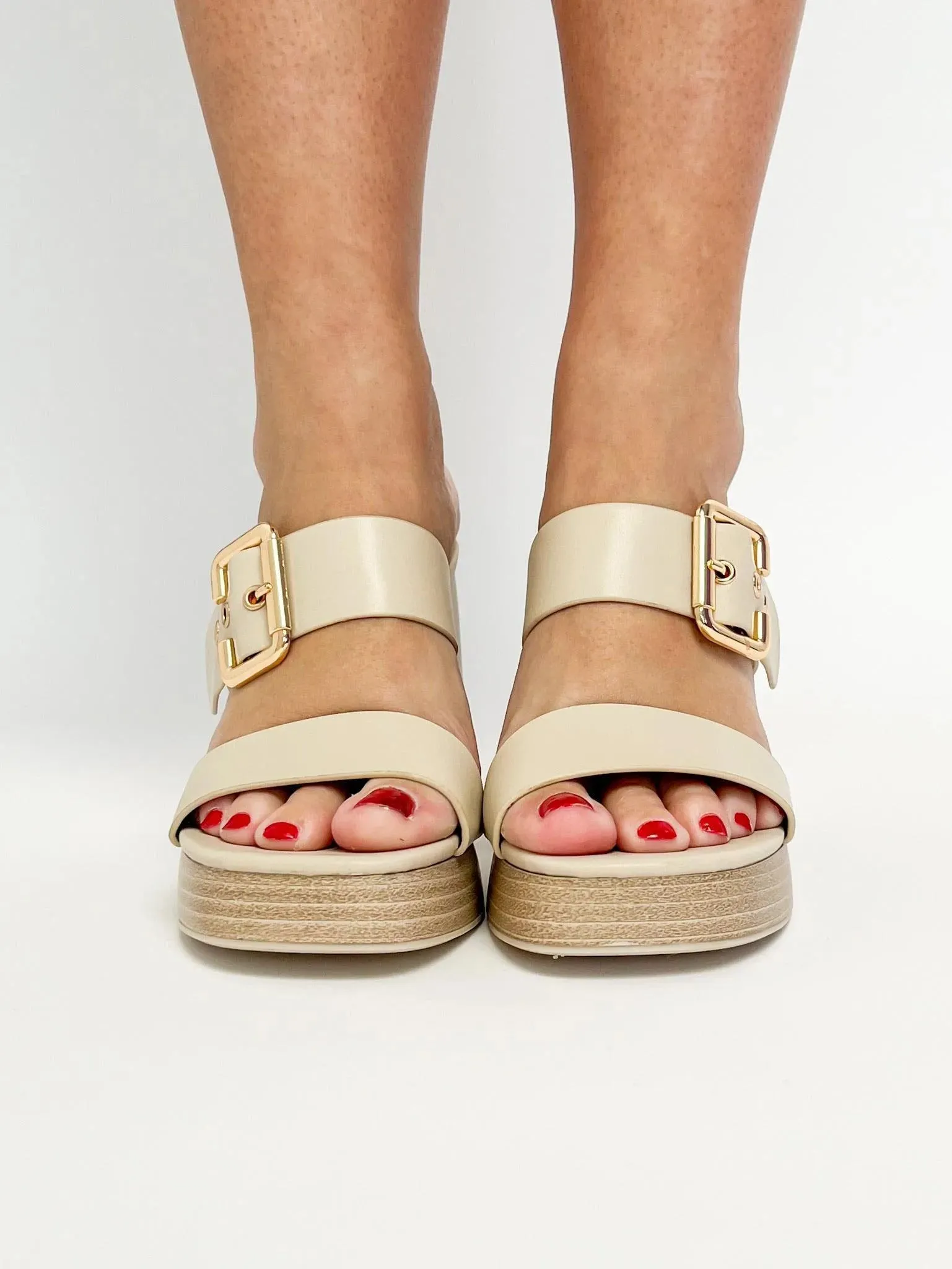 Nude Heeled Sandal