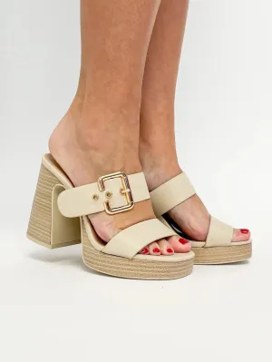 Nude Heeled Sandal