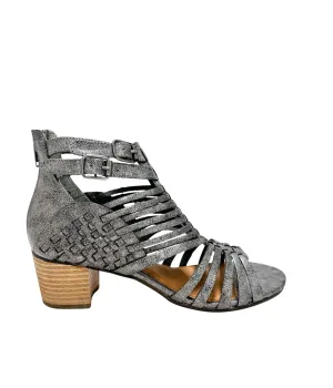 Ofanto Heeled Sandal in Pewter