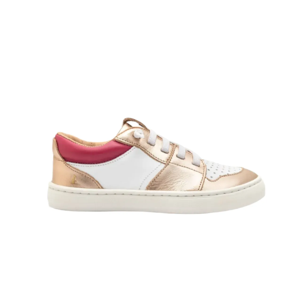 Ollie. Kids' (White/Metallic Salmon/Pink)