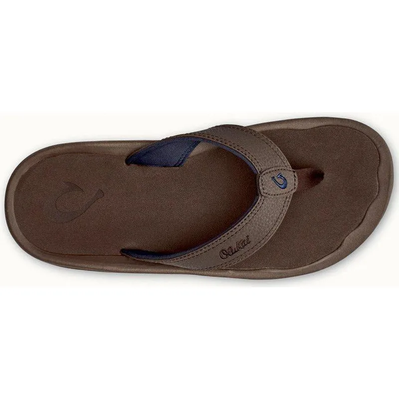 Olukai Ohana Mens Sandal - Dark Wood