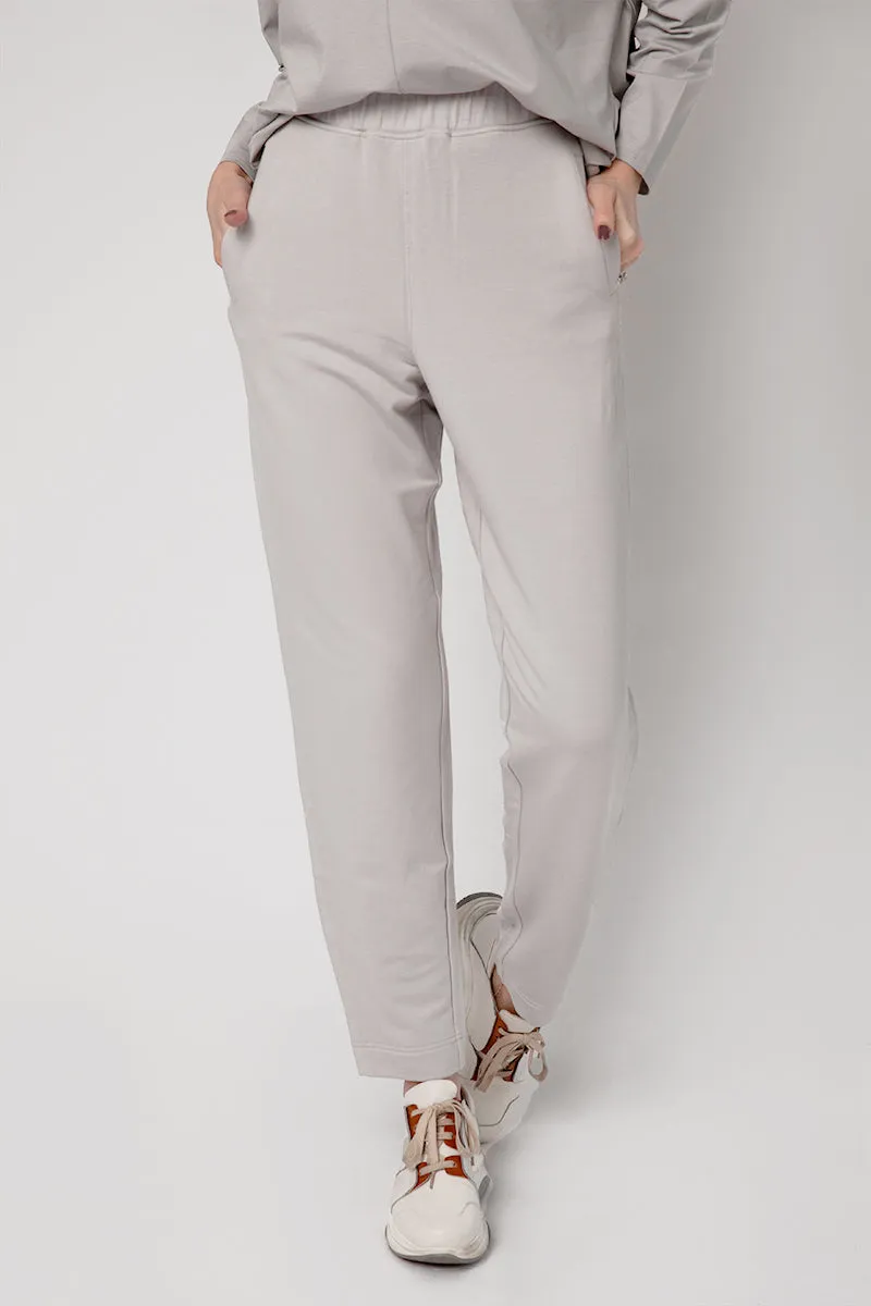 Ottanta Jersey Trousers in Cemento