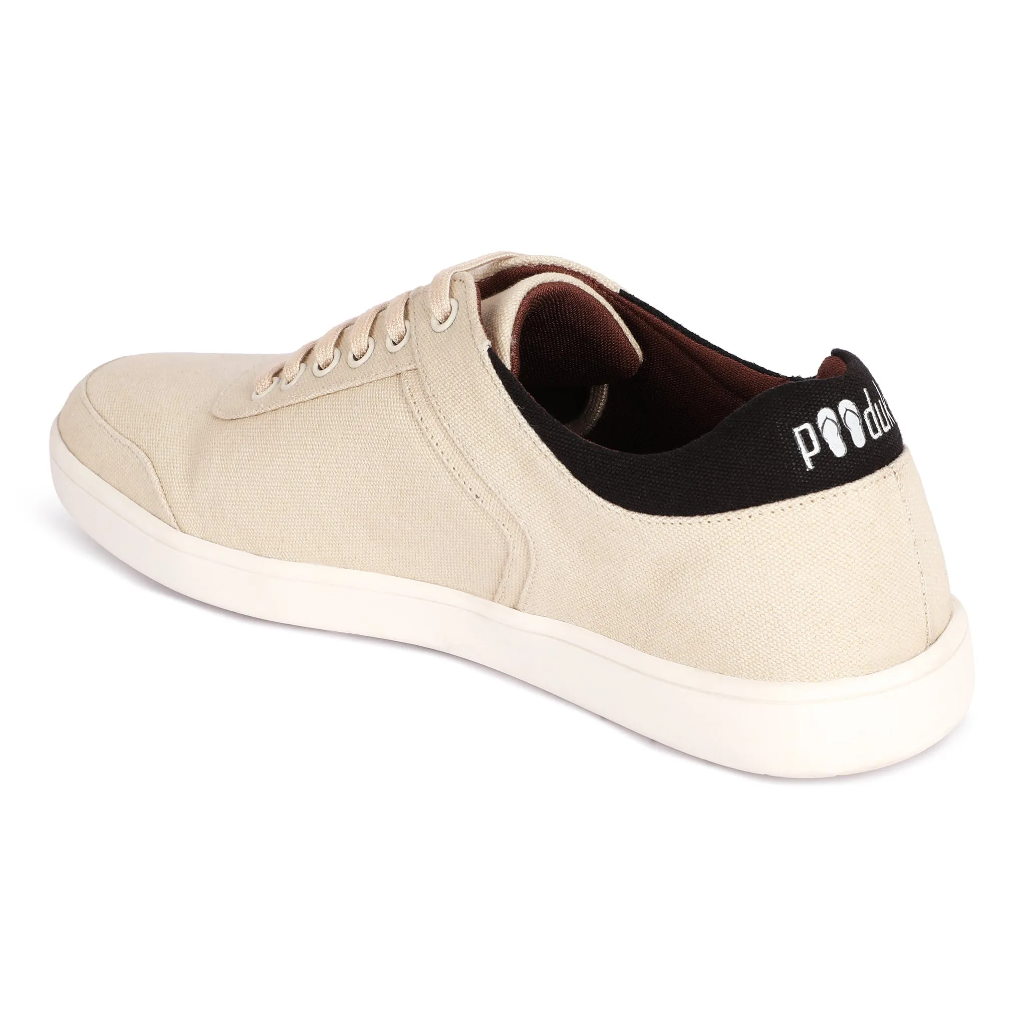 Paaduks Dan Eco-Sole Sneakers Beige Men