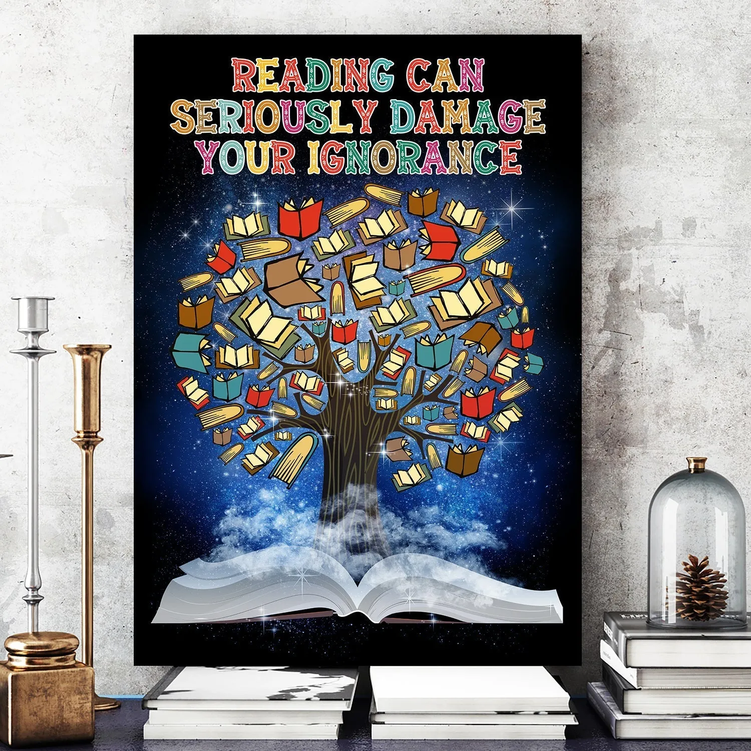 Reading Can Seriously Damage Your Ignorance Book Lovers Gift CAV28