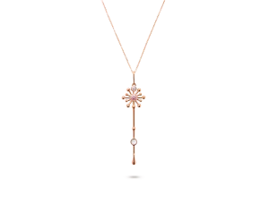 Roseate x Lightbox Lab-Grown Diamond ⅓ct. Light Wand Pendant | Pink