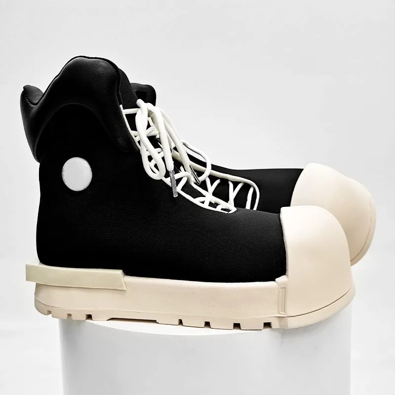 【SLAES】High Street Mickey Big Toe Thick Sole Martin Boots