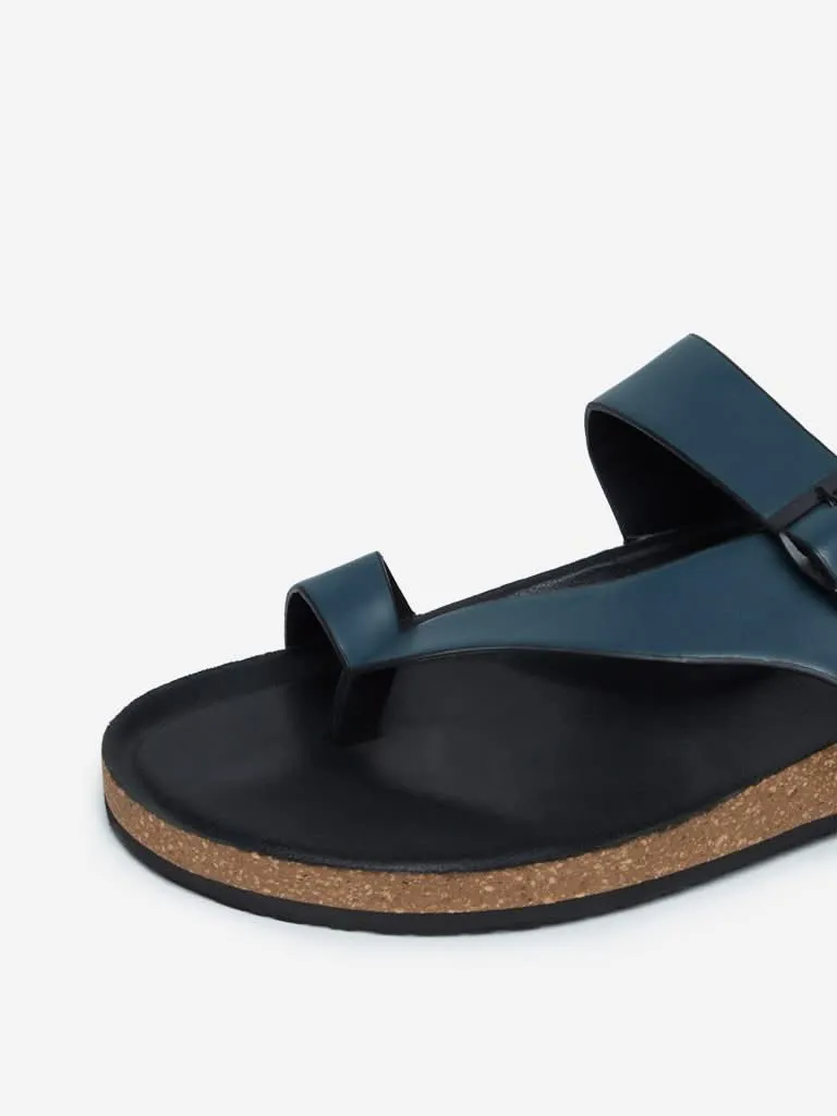 SOLEPLAY Blue Toe-Ring Sandals