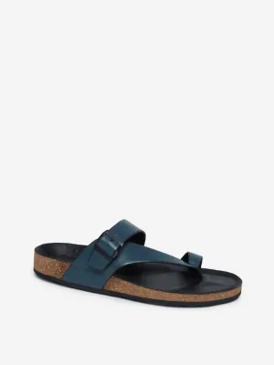 SOLEPLAY Blue Toe-Ring Sandals