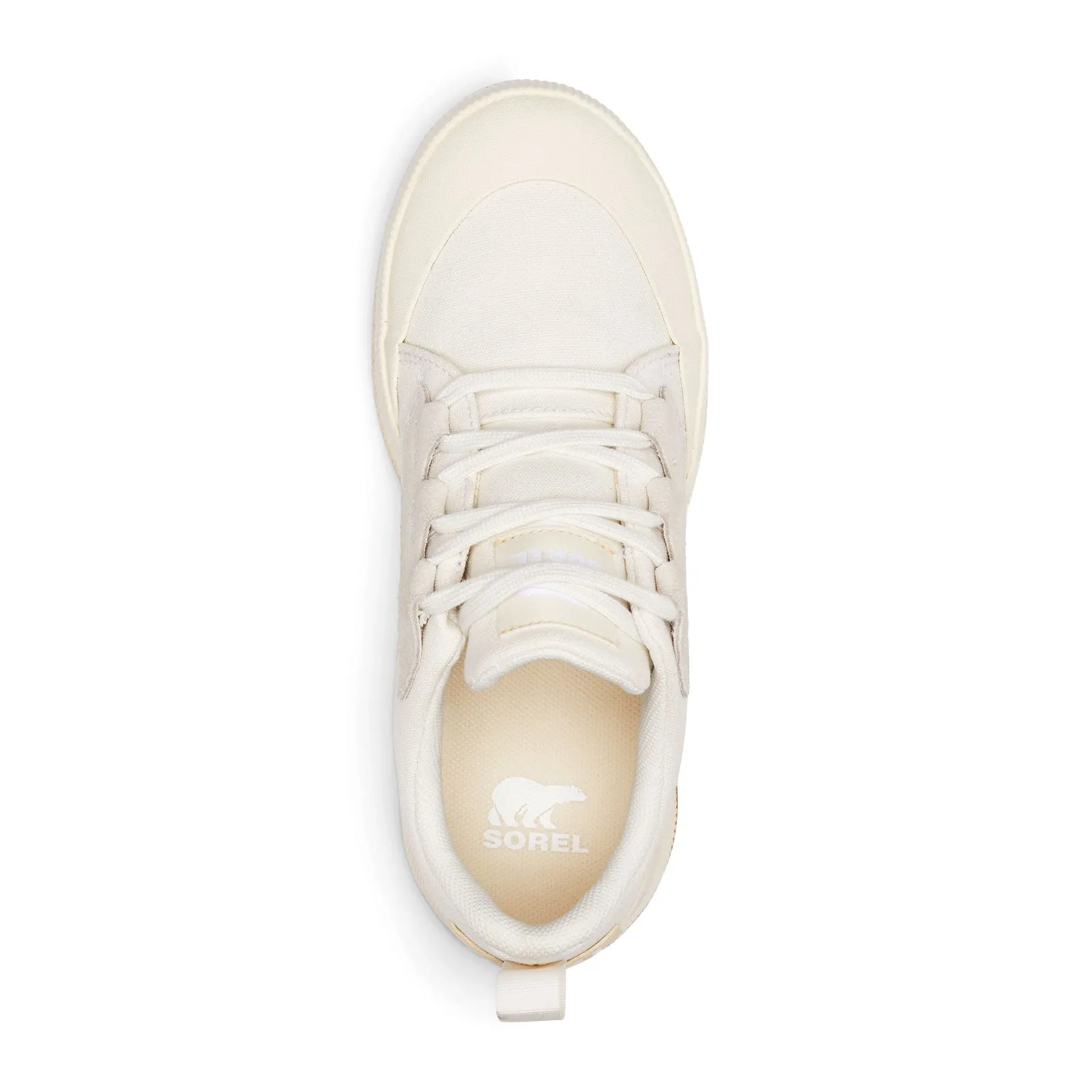 Sorel Out 'N About III Low Canvas Sneaker (Women) - Sea Salt/Chalk