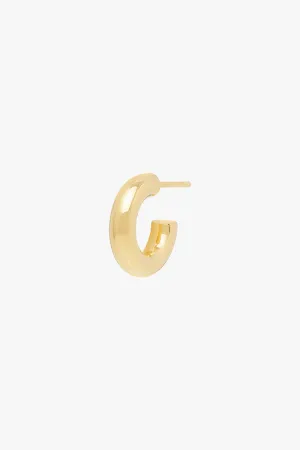 Statement chunky hoop gold plated (15mm)