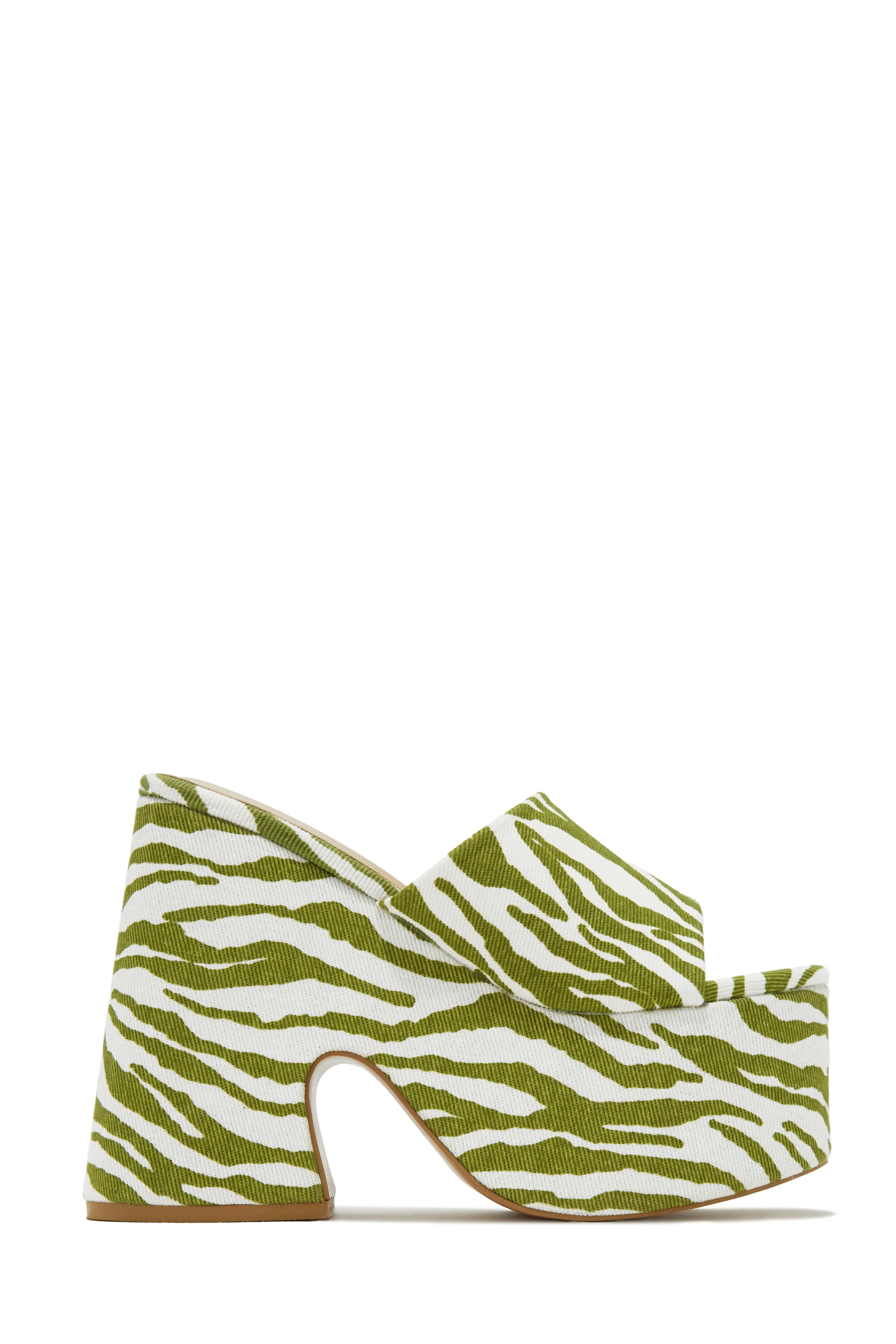 Still Your Best Chunky Platform Mules - Print