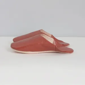 Terracotta Medium Babouche Slippers