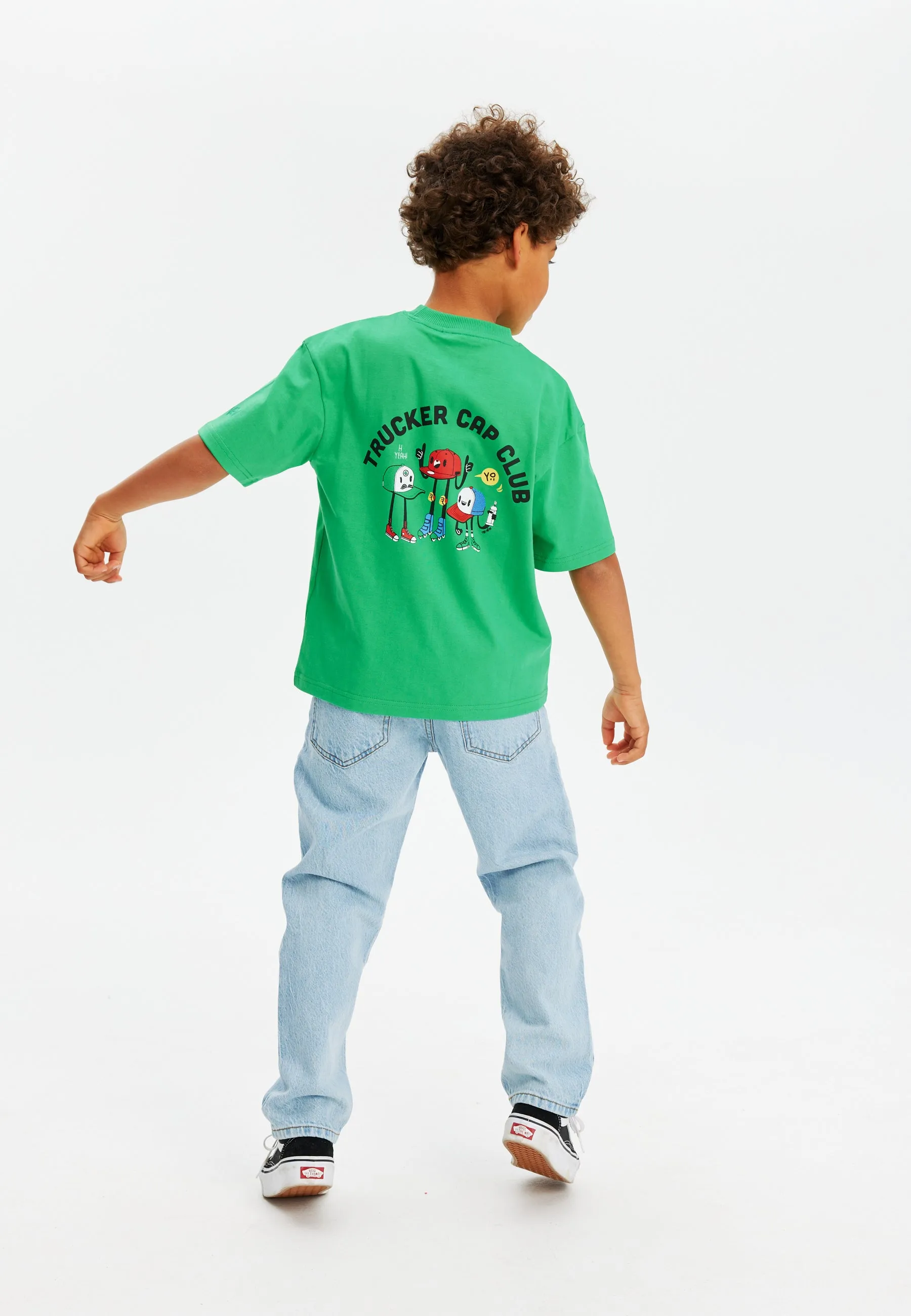 The John Oversized T-Shirt - Bright Green - KIDS