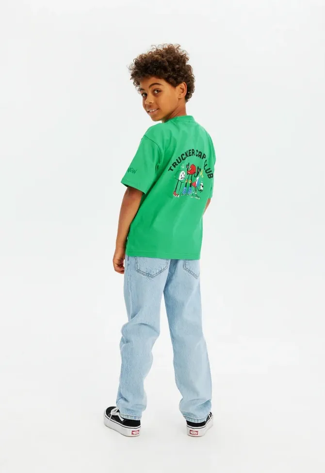 The John Oversized T-Shirt - Bright Green - KIDS