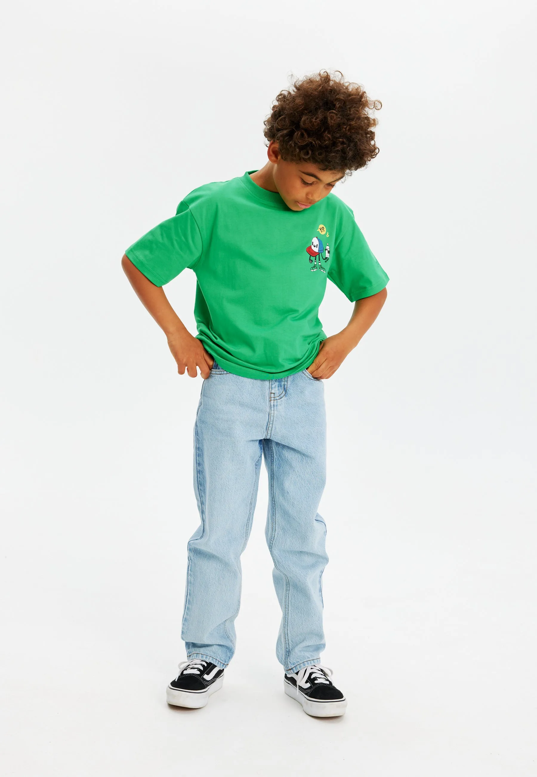 The John Oversized T-Shirt - Bright Green - KIDS