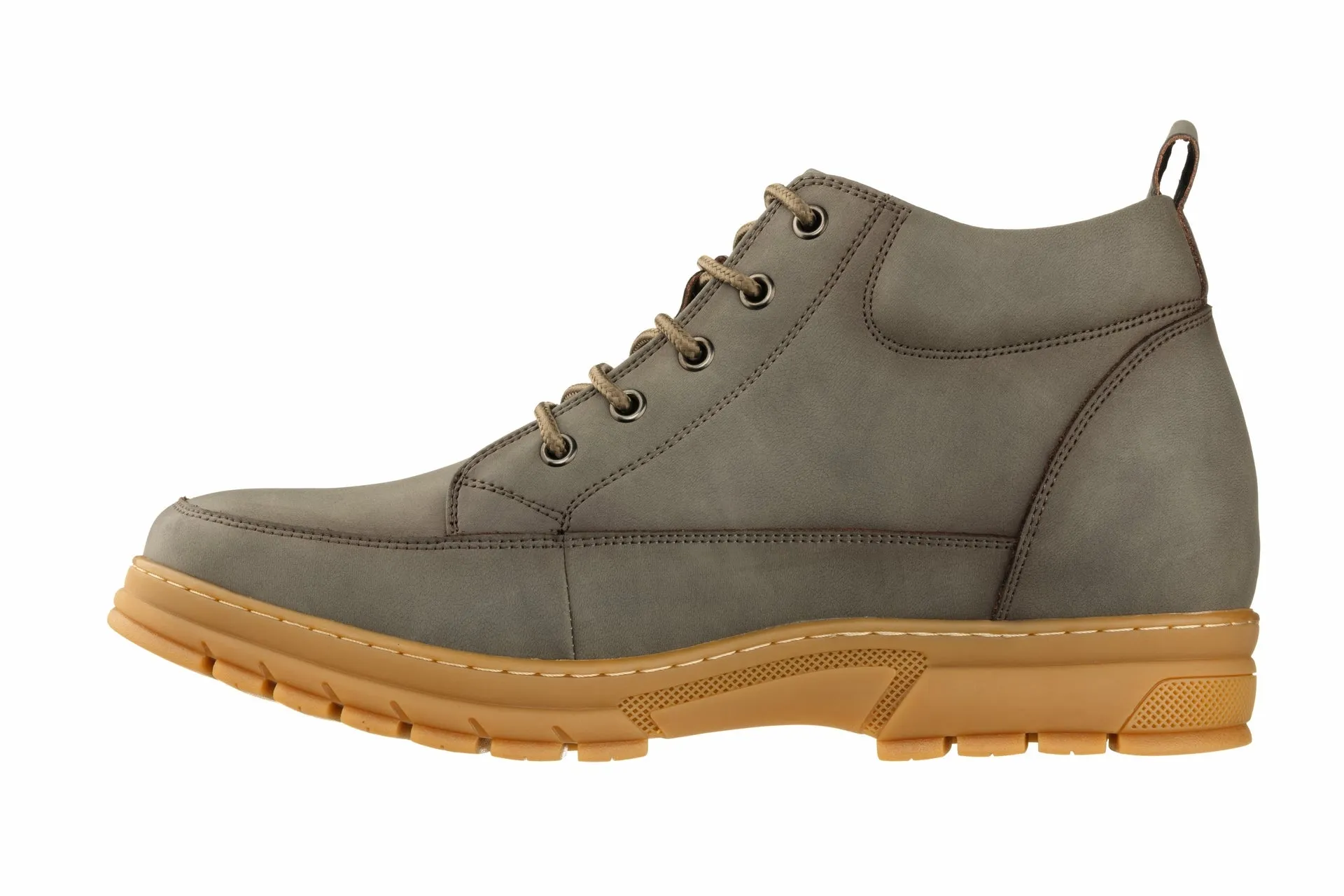 TOTO - K11551 - 2.8 Inches Taller (Grey) - Casual Hiker Boots