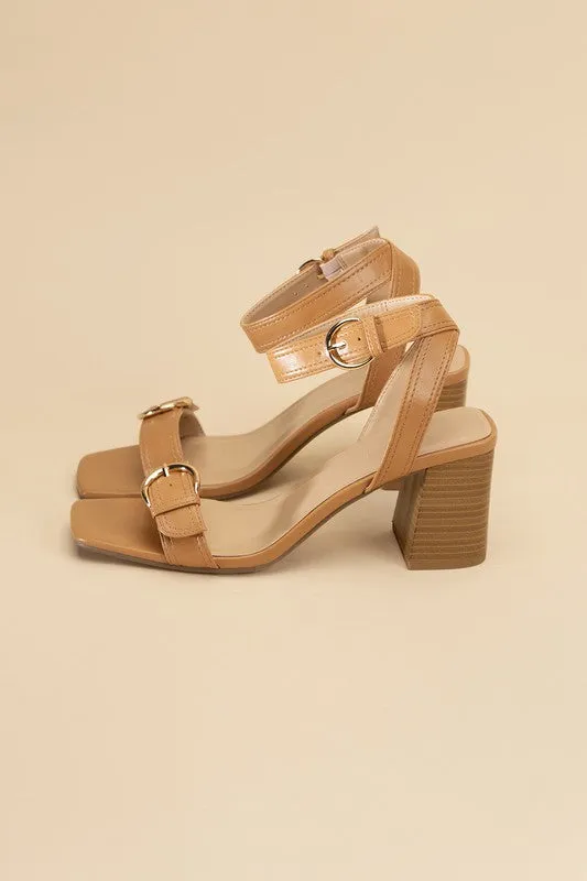 TREATY-S Buckle Sandal Heel