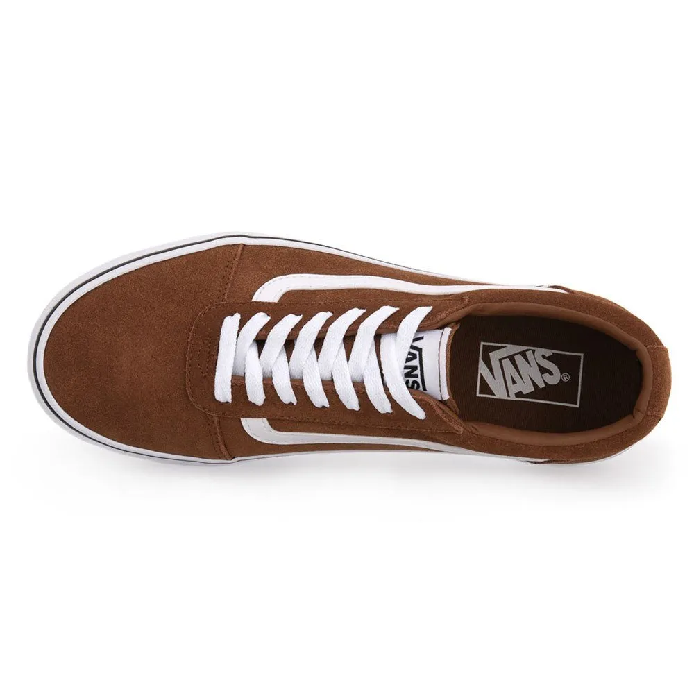 VANS MEN'S WARD SUEDE BROWN SHOES