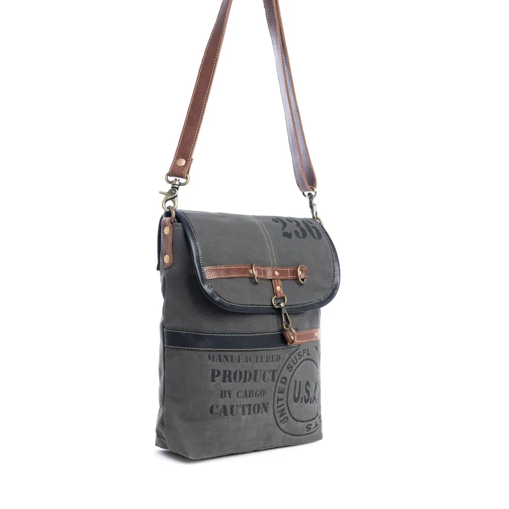 Vintage Postage Crossbody Bag