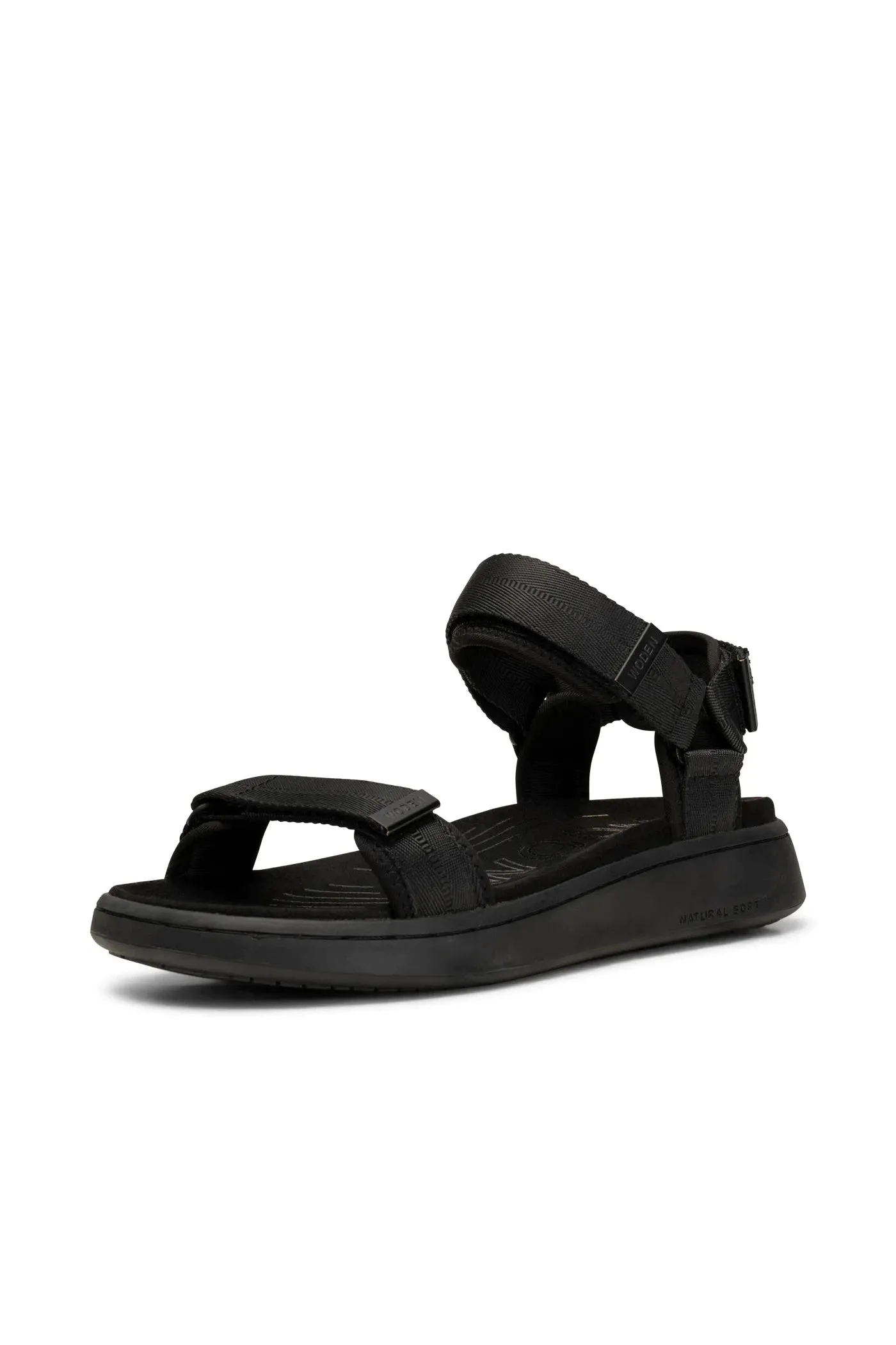 Woden Sandals - Black/Black