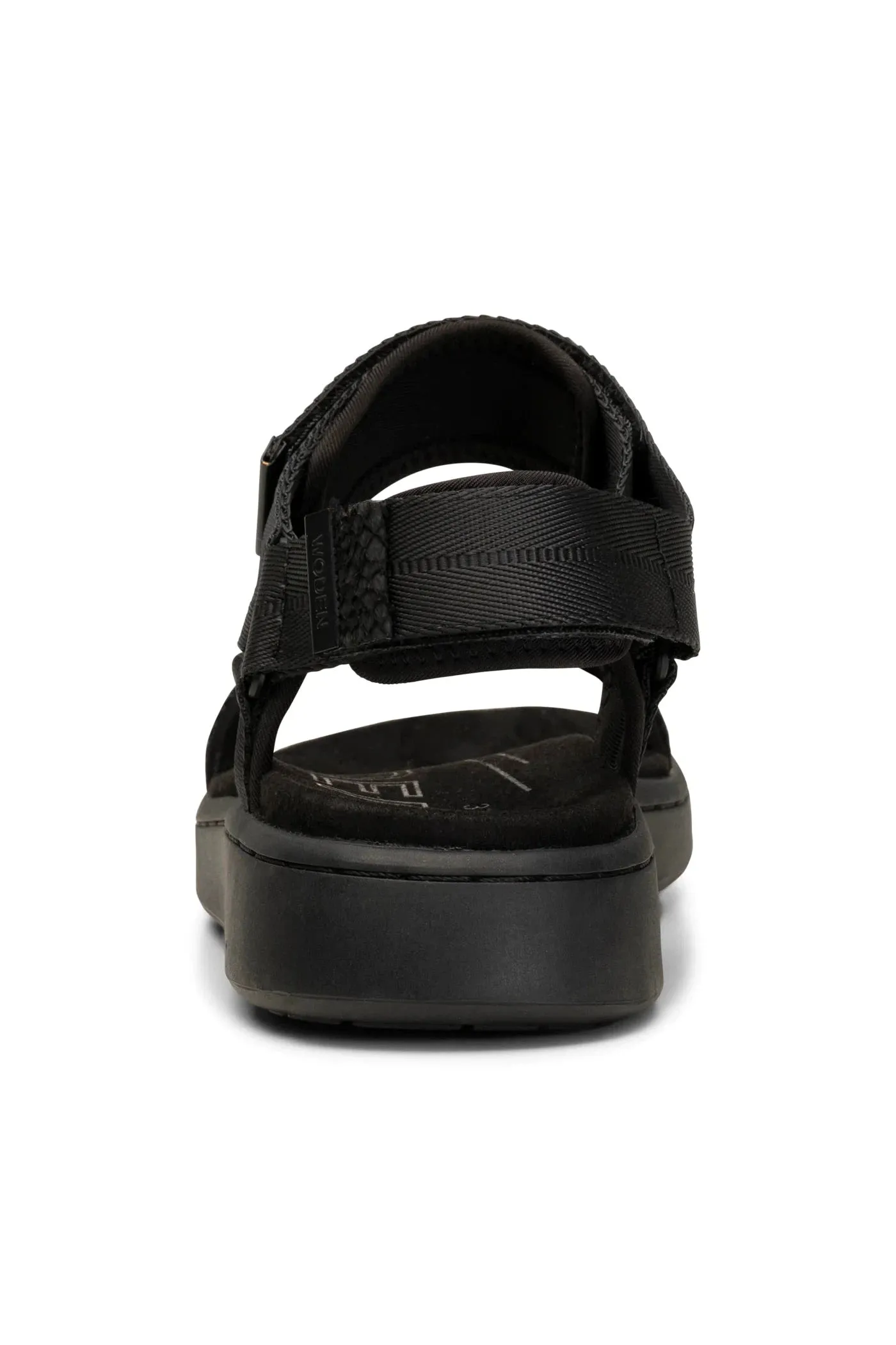 Woden Sandals - Black/Black