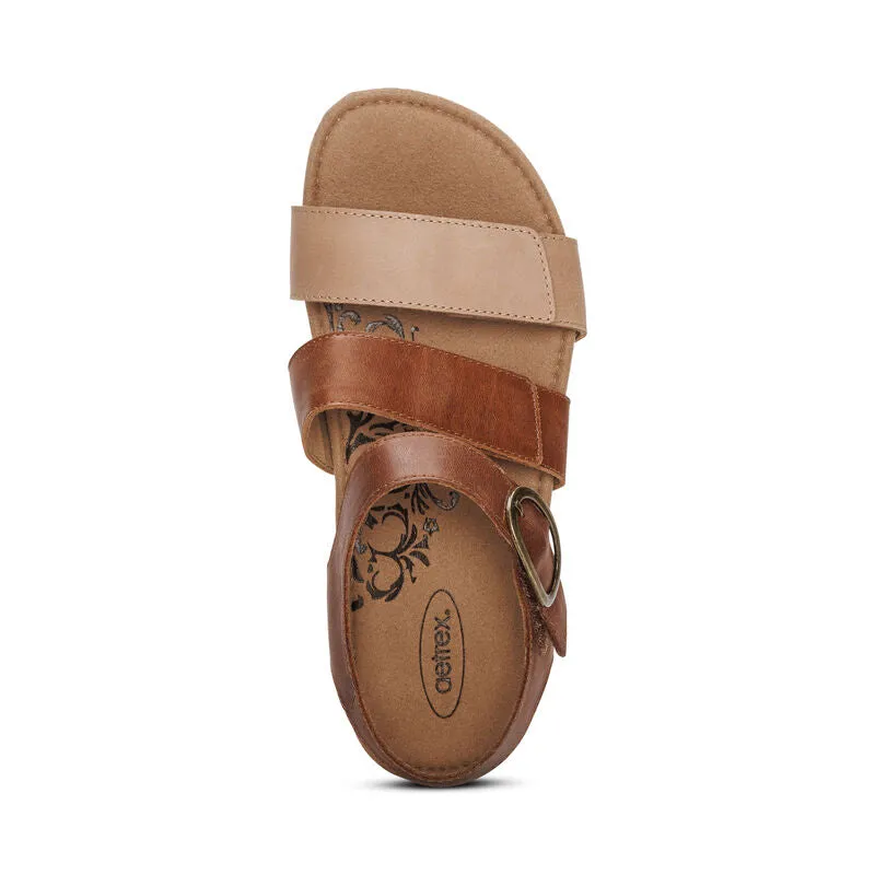 Women's Aetrex Lilly SC561WN Color:  Walnut