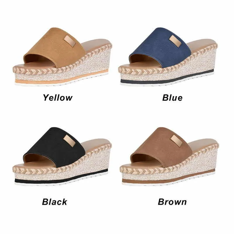 Women's Thick Bottom Open Toe Wedge Casual Sandals