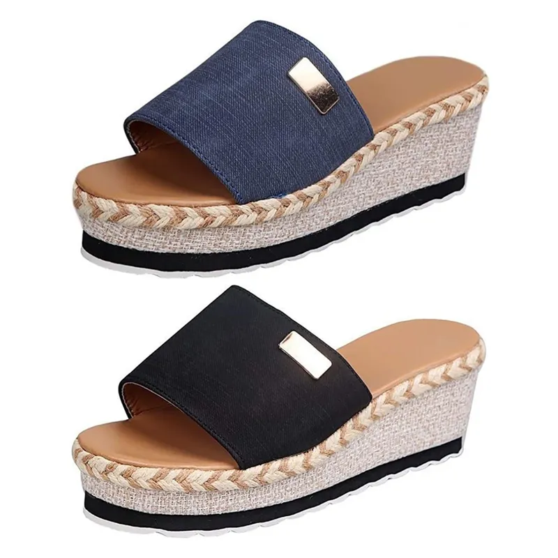 Women's Thick Bottom Open Toe Wedge Casual Sandals