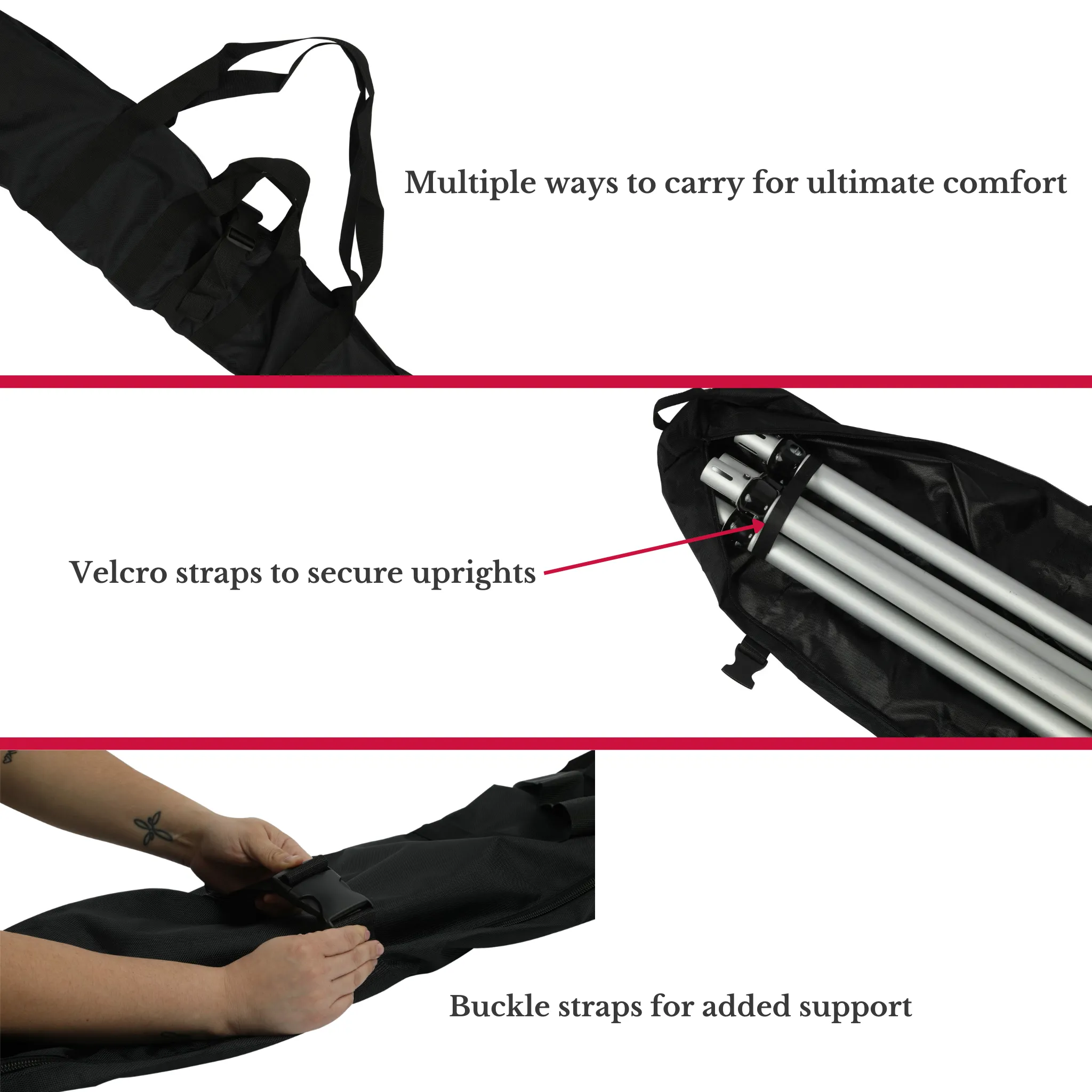 Zippered Carry Bag for 6ft Adjustable Uprights